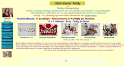 Desktop Screenshot of meinkleinerteddy.de