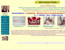 Tablet Screenshot of meinkleinerteddy.de